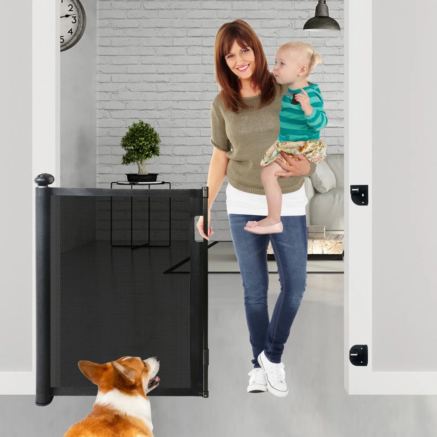 Kids Safety Mesh - Height Adjustable - Door, Stairs, Balcony - 3 Minutes Setup || LIMITED STOCK