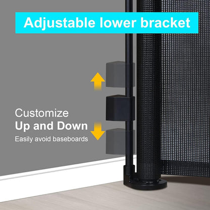 Kids Safety Mesh - Height Adjustable - Door, Stairs, Balcony - 3 Minutes Setup || LIMITED STOCK