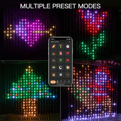 Christmas Special - Color Wave Pattern RGB LED Music Sync Lights [App & Remote Control] - IMPORTED