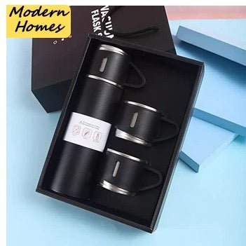 HOT&COOL™ Portable Thermos Flask (Z Black) - HOT & COLD with 3 Cups - ModernHomes